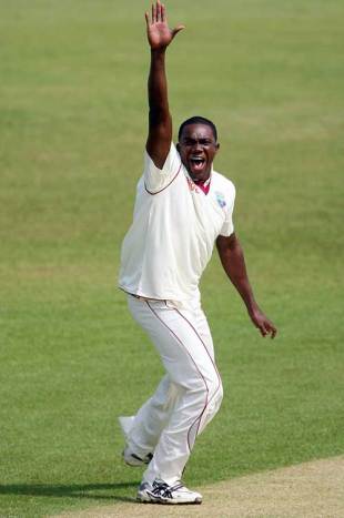 Jerome Taylor produced an impressive new-ball burst, England Lions v West Indians, Derby, May 1, 2009