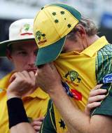 Brett Lee and Glenn McGrath wonder how they failed to win the final